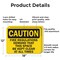 Signmission Fire Regulations Demand That This Space Be Kept Clear At All Times, 18 in W x Rectangle, Aluminum OS-2PACK-CS-A-1218-L-19165 - alternate 7